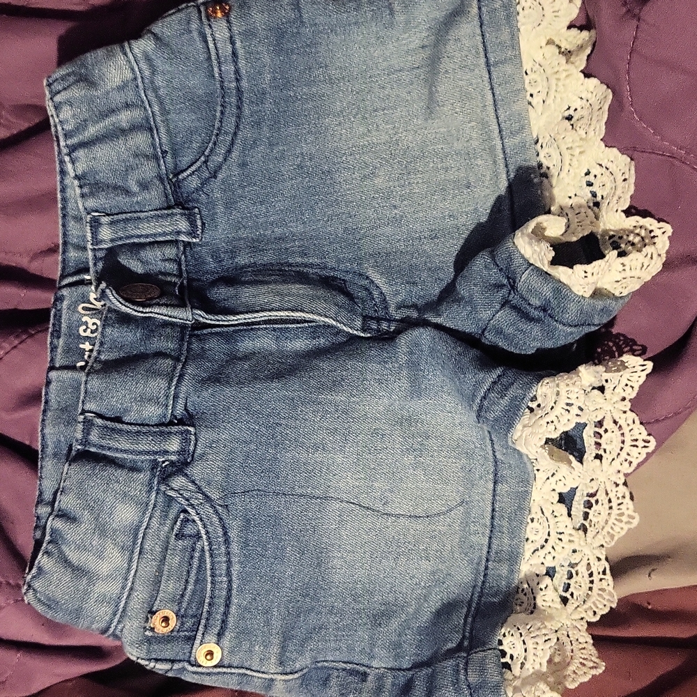 Gently used size 2T girls shorts and skirt
